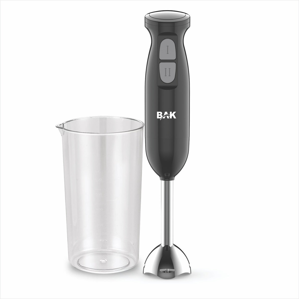 Mixer BAK inox com copo medidor de 600 ml e acessórios