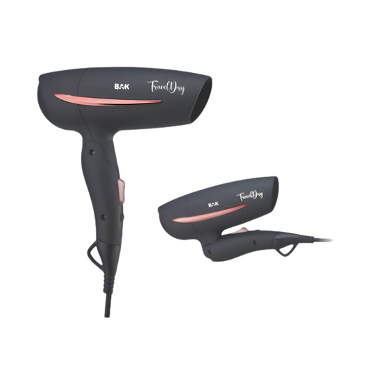 Secador de cabelo BAK dobrável para viagem